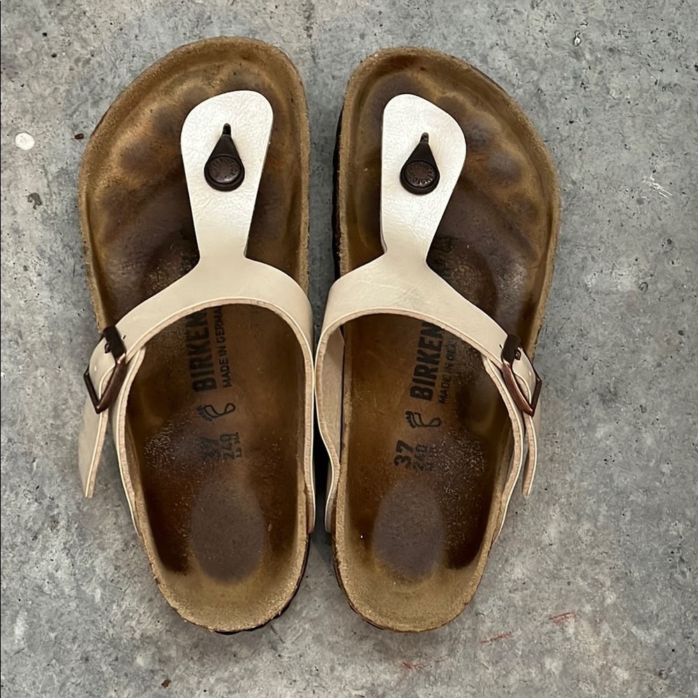 Birkenstock White Sandals